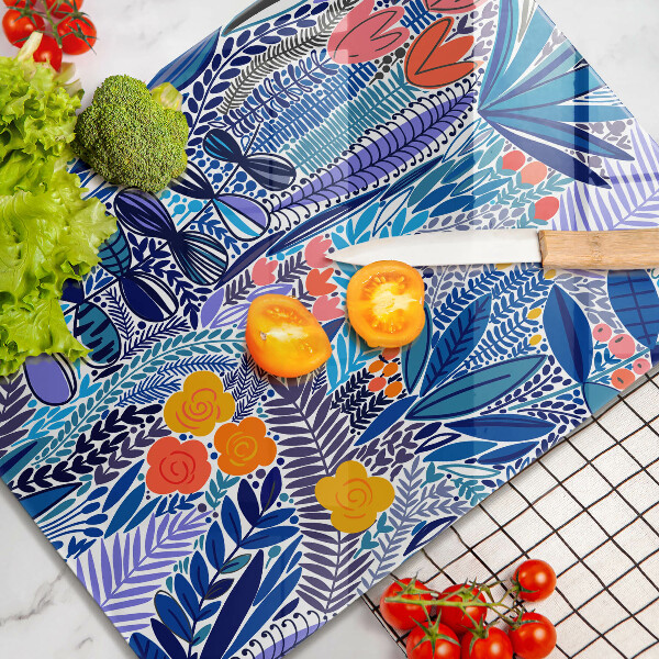 Protection plaque induction Prairie peinte