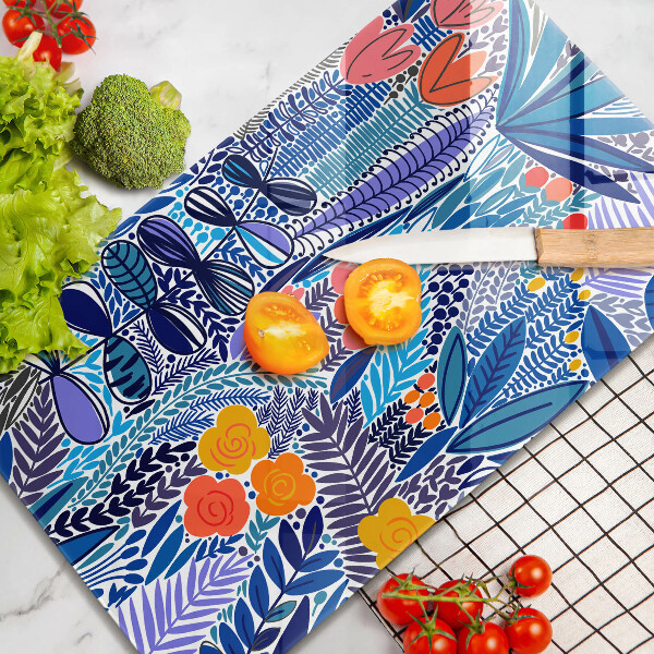 Protection plaque induction Prairie peinte