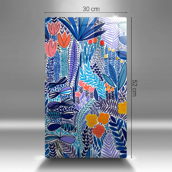 Protection plaque induction Prairie peinte