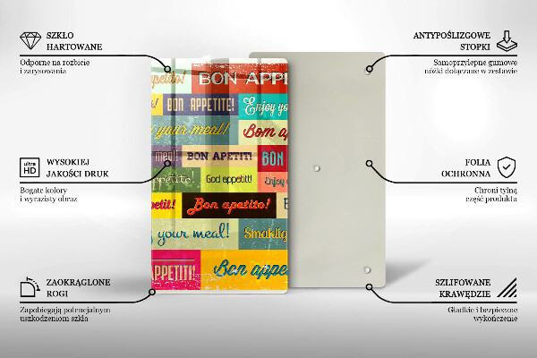 Protection plaque induction Sous-titres Bon appétit langues