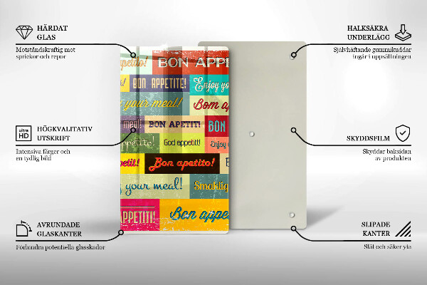 Protection plaque induction Sous-titres Bon appétit langues