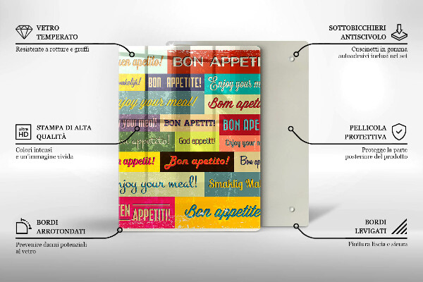 Protection plaque induction Sous-titres Bon appétit langues