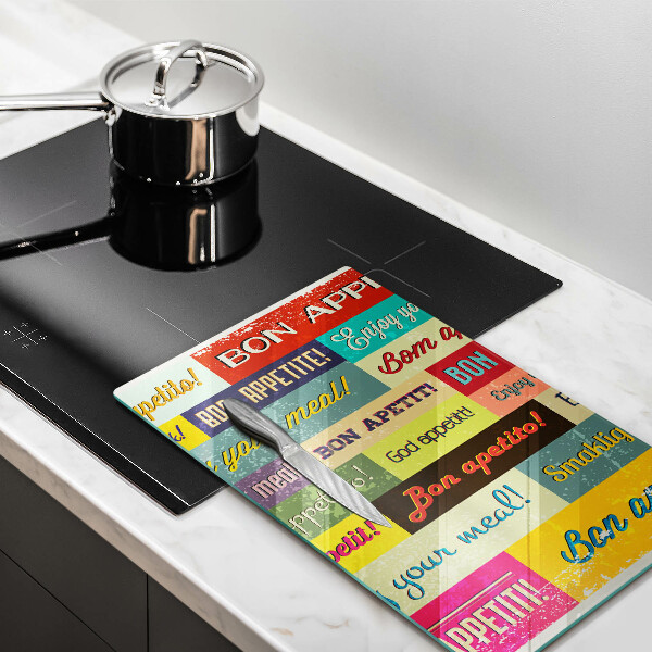 Protection plaque induction Sous-titres Bon appétit langues