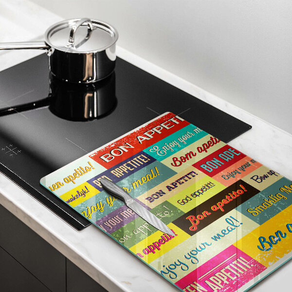 Protection plaque induction Sous-titres Bon appétit langues