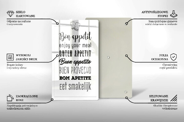 Protection plaque induction Inscription de cuisine disant