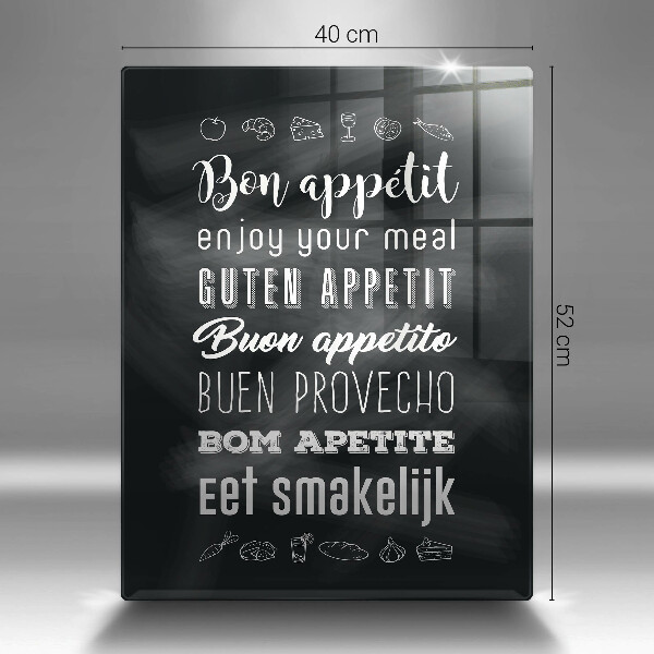 Protection plaque induction Inscription de cuisine disant