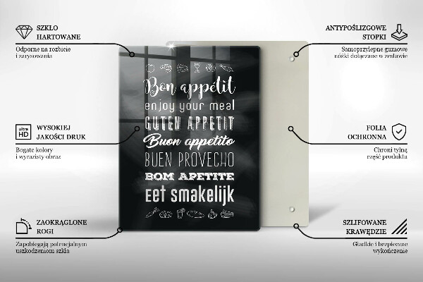 Protection plaque induction Inscription de cuisine disant