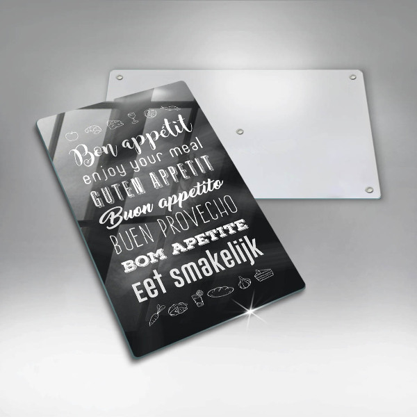 Protection plaque induction Inscription de cuisine disant