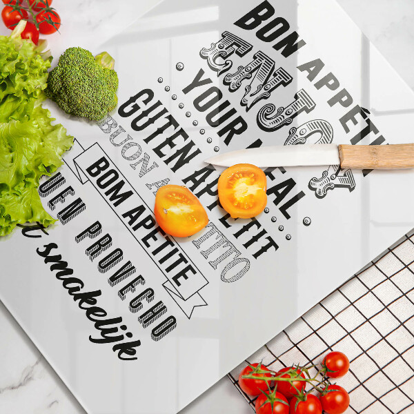 Protection plaque induction Inscription pour la cuisine phrase