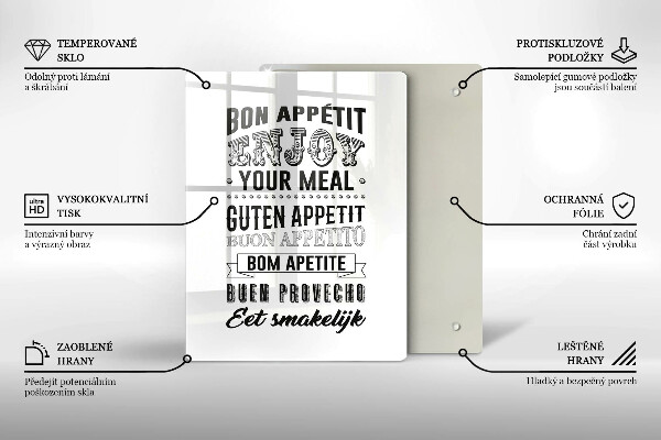 Protection plaque induction Inscription pour la cuisine phrase