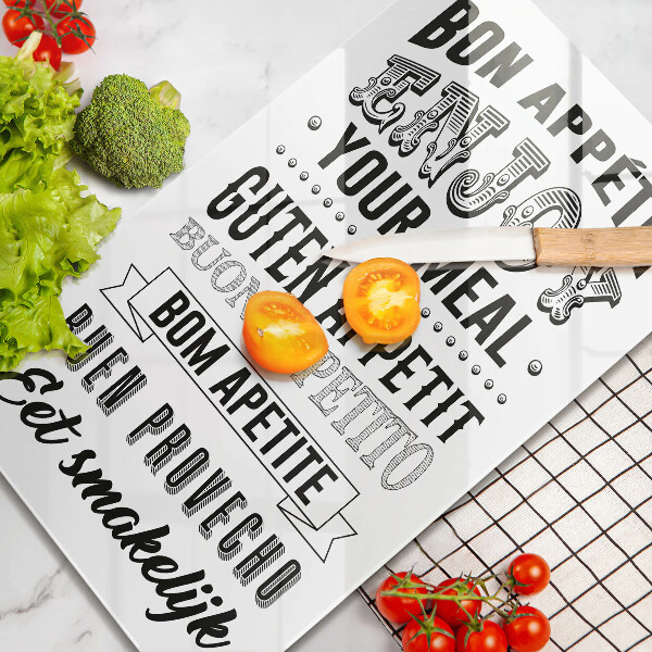 Protection plaque induction Inscription pour la cuisine phrase