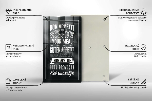 Protection plaque induction Inscription pour la cuisine phrase