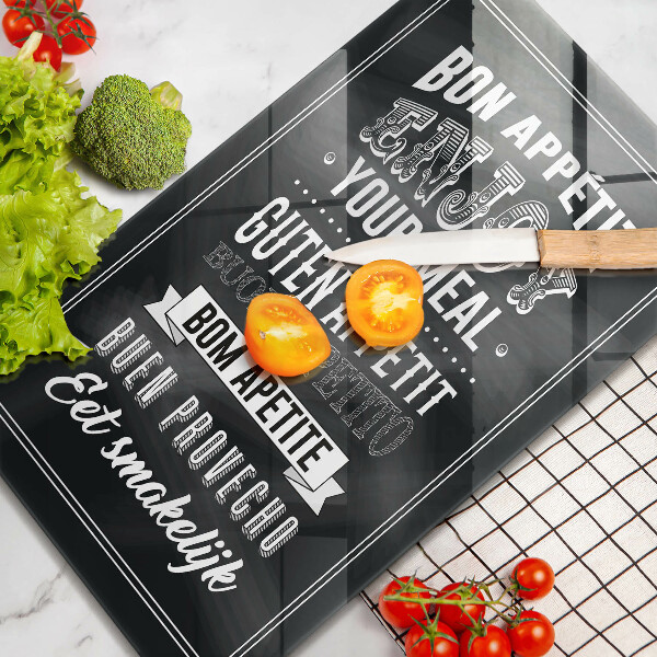 Protection plaque induction Inscription pour la cuisine phrase