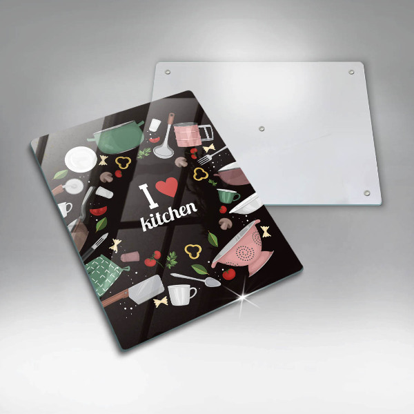 Protection plaque induction I love kitchen