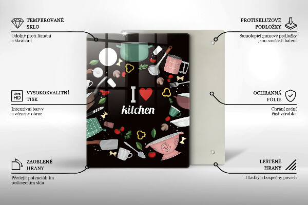 Protection plaque induction I love kitchen