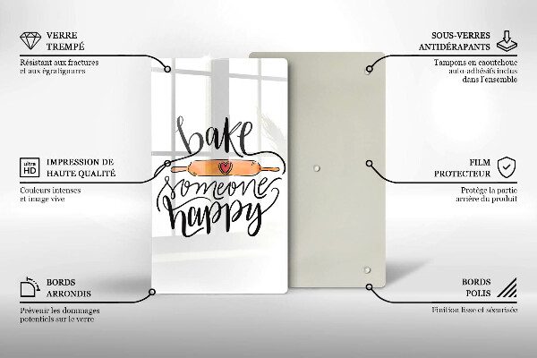 Protection plaque induction Bake someone happy