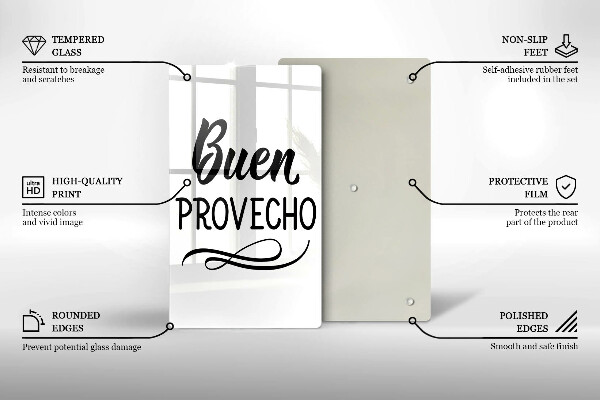 Protection plaque induction Buen provecho