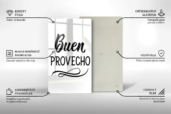 Protection plaque induction Buen provecho