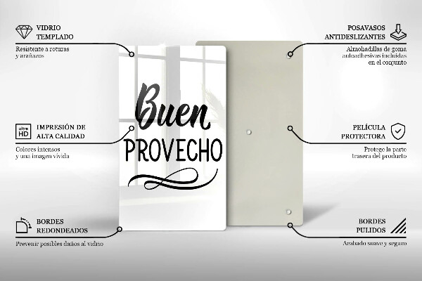 Protection plaque induction Buen provecho