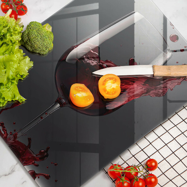 Protection plaque induction Vin rouge dans un verre