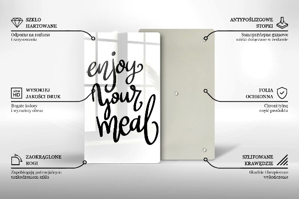 Protection plaque induction Enjoy your meal