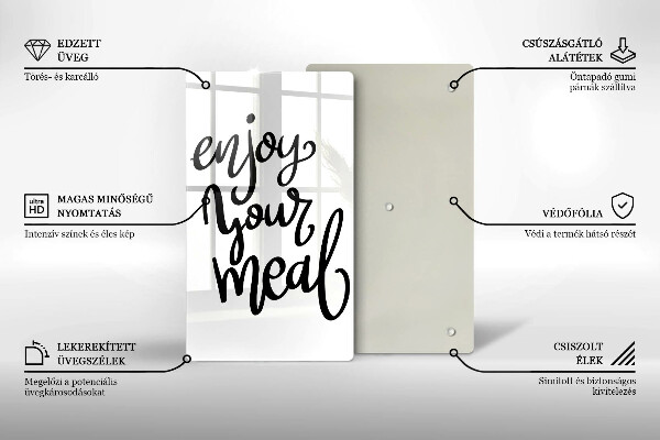 Protection plaque induction Enjoy your meal