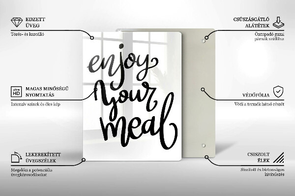 Protection plaque induction Enjoy your meal