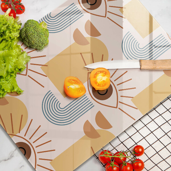 Protection plaque induction Modèle d'yeux bohème