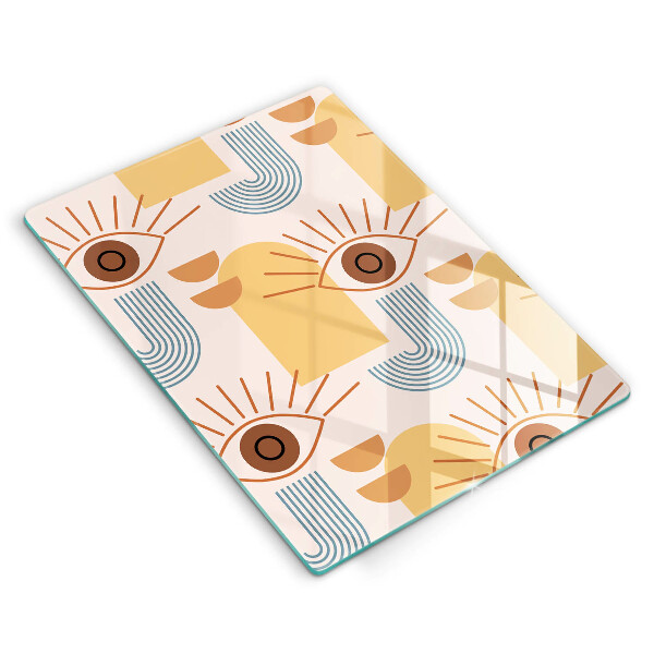 Protection plaque induction Modèle d'yeux bohème