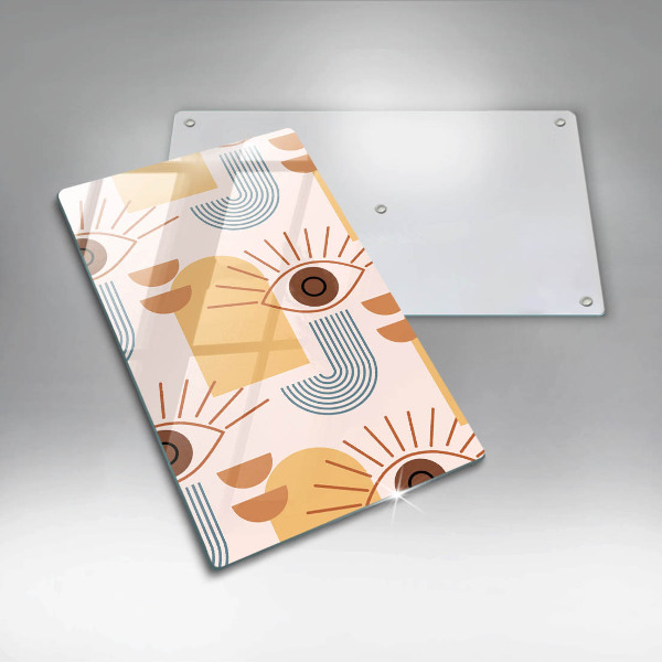 Protection plaque induction Modèle d'yeux bohème