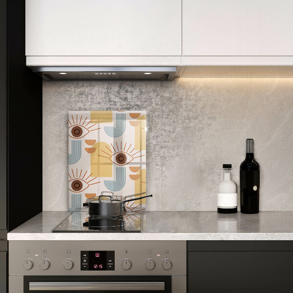 Protection plaque induction Modèle d'yeux bohème