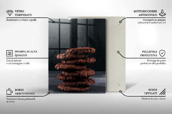 Protection plaque induction Biscuits nappés chocolat noir