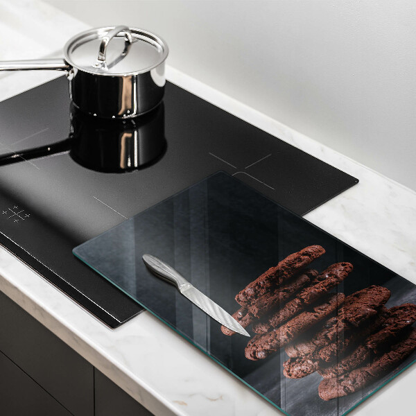 Protection plaque induction Biscuits nappés chocolat noir