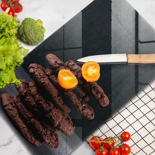 Protection plaque induction Biscuits nappés chocolat noir