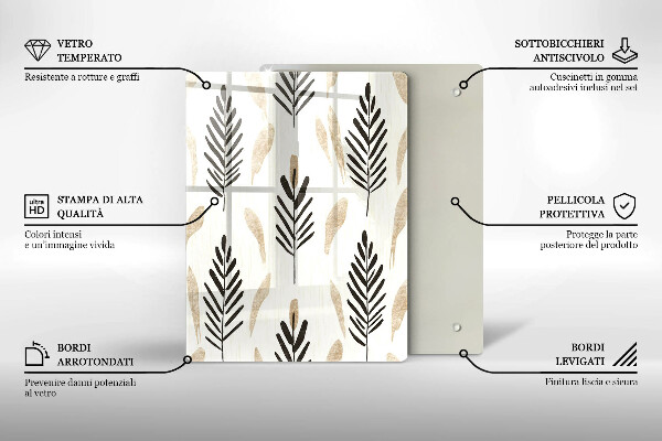 Protection plaque induction Plantes bohèmes