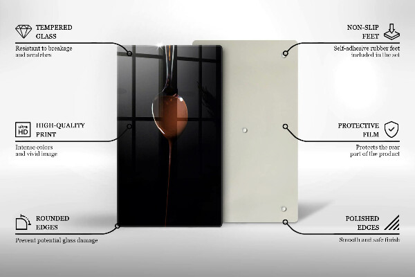 Protection plaque induction Une cuillère de chocolat