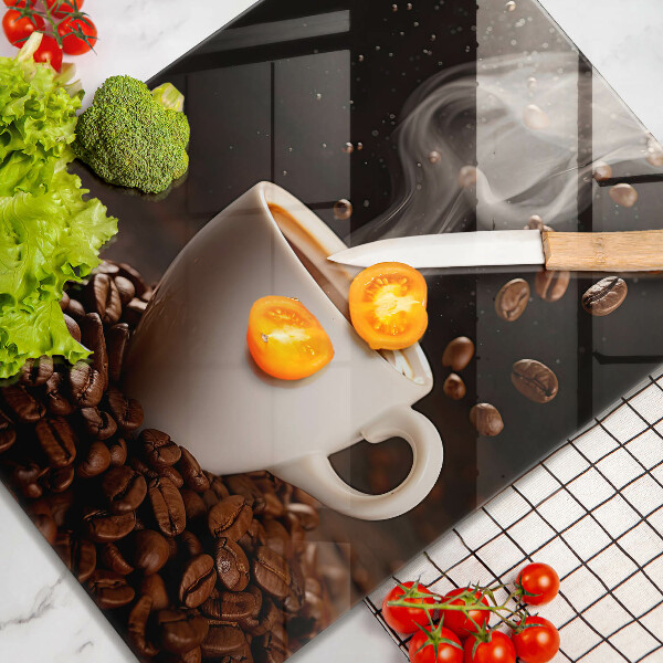 Protection plaque induction Tasse de café chaude