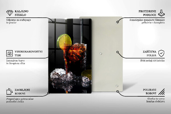 Protection plaque induction Boisson terreuse avec de la glace