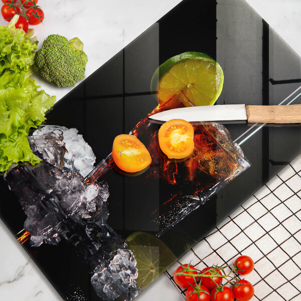 Protection plaque induction Boisson terreuse avec de la glace