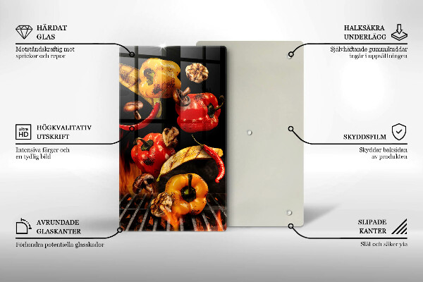 Protection plaque induction Légumes grillés