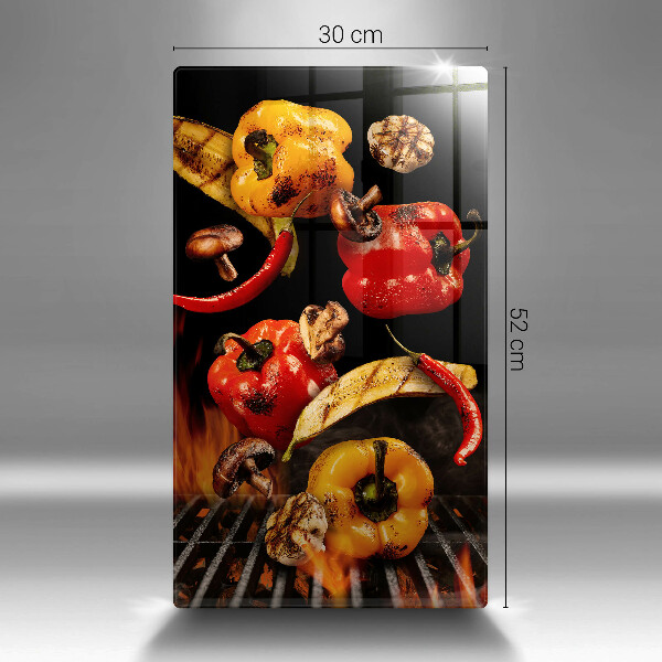 Protection plaque induction Légumes grillés