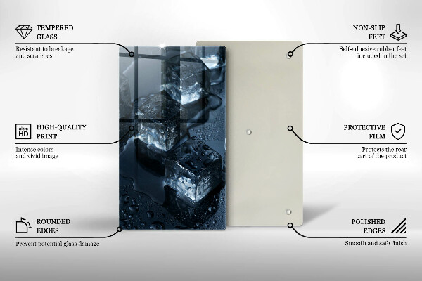 Protection plaque induction Glaçons froids