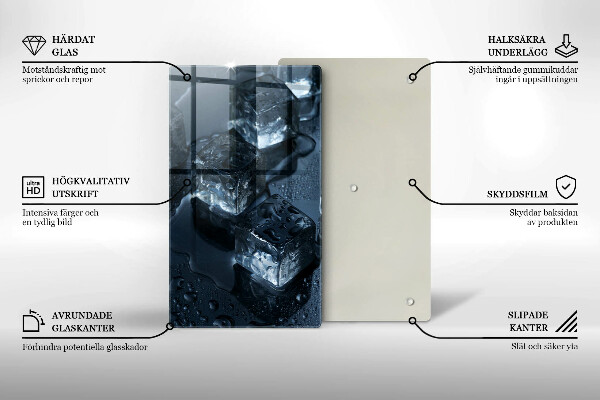 Protection plaque induction Glaçons froids
