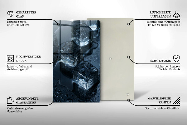 Protection plaque induction Glaçons froids