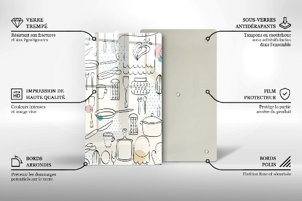 Protection plaque induction Accessoires de cuisine