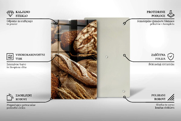 Protection plaque induction Pains de pain