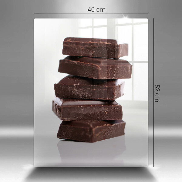 Protection plaque induction Cubes de chocolat