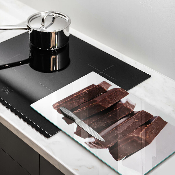 Protection plaque induction Cubes de chocolat