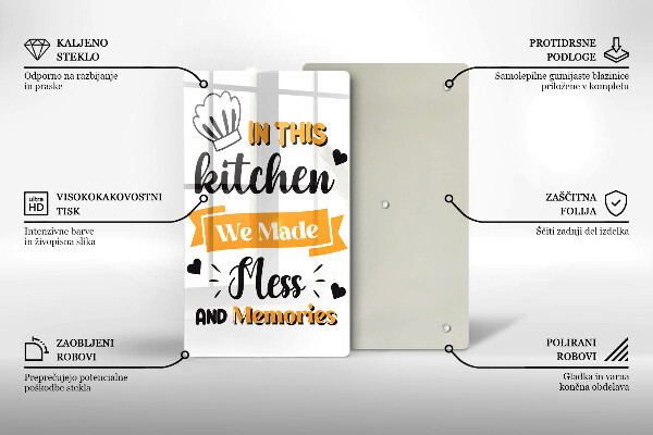 Protection plaque induction In this kitchen we made mess and memories