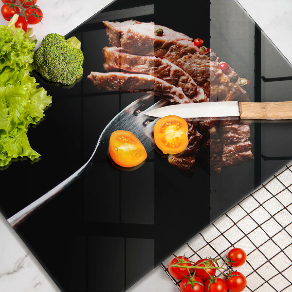 Protection plaque induction Viande à la fourchette